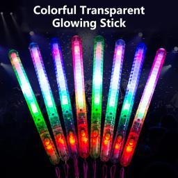 5pcs Piscando LED Wand Sticks Varinhas Brilhantes Cheer Wands Multicolor Light Up Wands Com Cordões Para Música Concerto Party Favor - Image 1