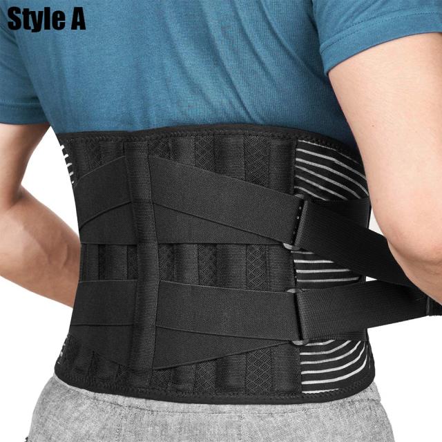 Cinta Lombar Ajustável: Suporte Antiderrapante e Respirável para Esportes, Fitness e Exercícios ao Ar Livre