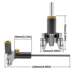 Ferramenta de madeira Scribe, Roda Marcação Calibre Arco Linear Ajustável Dual-purpose Scriber Linha Paralela Scriber 180mm Deslizando Mark Raspador - Image 3