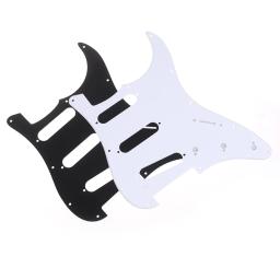 1pc 3 ply pickguard picareta guarda placa de risco para 11 buraco stratocaster stratat st sss guitarra instrumento acessórios - Image 2
