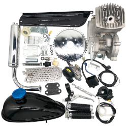 Kits motorizados do motor de bicicleta, DIY elétrico Mountain Pocket Bike conjunto completo, 2 tempos, 80cc, novo - Image 1