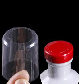 200 pçs garrafa de vinho boca manga de vedação caso garrafas de vidro de vinho tinto saco de vedação quente tampas de garrafa filme termo retrátil transparente - Image 1