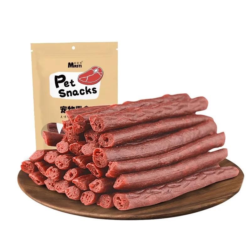 Petiscos para cães e gatos, Tiras de carne saudáveis e deliciosas, Nutritious Pet Food para gatos e cães - Image 1