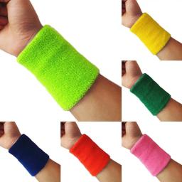 Pulseira De Fio De Algodão Para Voleibol E Ginásio, Suporte De Pulso, Sweat Band, Pulseira De Tênis, Protetor, Toalha, Esporte, 1x - Image 1