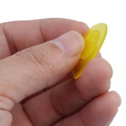 Palhetas de guitarra stubby 1mm 2mm 3mm 6 peças acessórios kit acrílico grandes stubbies grande liberação rápida novo durável prático - Image 4