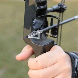 Metal Arrowhead Arrows para Besta e Arco Composto, Caça Archery Broadheads, 100 grãos, 3 lâminas, 12 pcs - Image 6