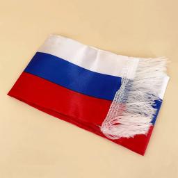 Xvggdg-Bandeira cachecol personalizado, dupla face, cetim impresso, futebol, casamento, esportes, 14x130cm - Image 5