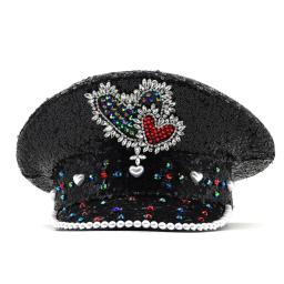 Chapéu de lantejoulas para adultos, boné fedora brilhante para festa de despedida de solteira, festival de música, carnaval, fantasia brilhante - Image 4