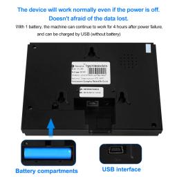 YiToo-Biometric Fingerprint Time AttChimney System, USB Office Check-in Realand System, Software Livre, WiFi, RFID, TCP, IP, 2.8in - Image 5