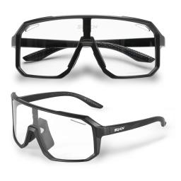 Óculos de sol fotocromáticos para ciclismo, óculos para ciclismo, mtb, mountain bike, mulheres, bicicleta de estrada, à prova de vento, esportes - Image 1