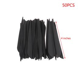 50 pçs diy acessórios de tiro com arco 3/4 Polegada escudo turquia penas seta fletching para qualquer madeira carbono seta eixo - Image 3