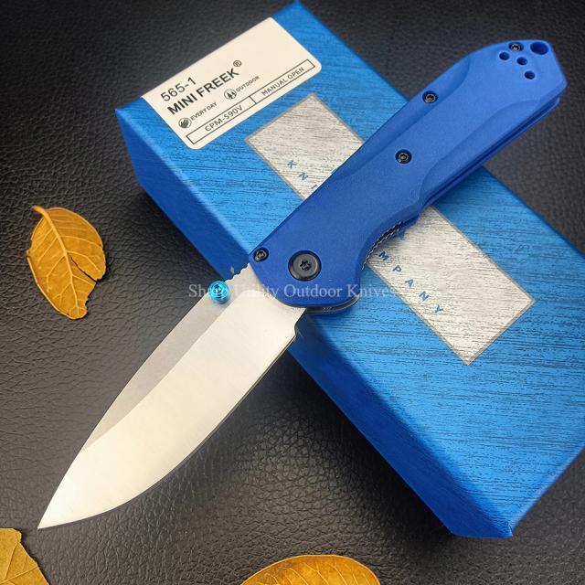 Faca Dobrável para Sobrevivência com Cabo em Fibra de Nylon - Jackknife Mini 565 EDC para Caça e Camping em 8 Cores