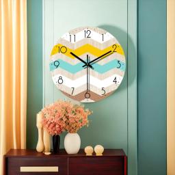 Relógio de parede vintage, relógio pendurado, sala de estar simples, silencioso, criativo, grande número, decoração do lar, mostrador - Image 3