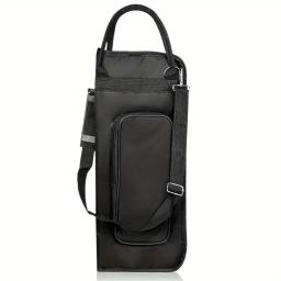 Oxford Cloth Drum Sticks Gig Bag, Handy Strap, Gripped Handle Pocket, algodão acolchoado, resistente à água, 600D, 5mm - Image 4