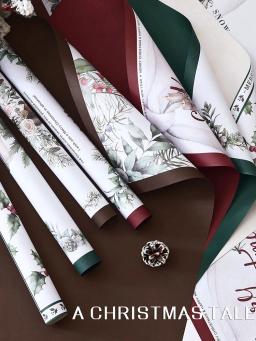 Papel De Embrulho De Origami Coreano Para Flores, Papel De Embrulho, Arte, Presente, Folhas De Papel Kraft, Flor De Natal, 10pcs - Image 1