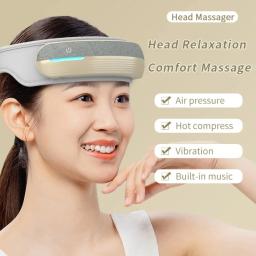 Massagem de vibração elétrica, Compressa de aquecimento, Massagem de pressão de ar, Novo Bluetooth Music Massager - Image 1