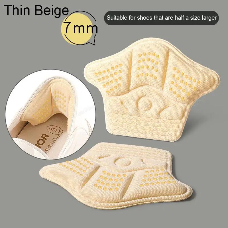 5D Protetores de Calcanhar Conforto Sneaker Encolhendo Tamanho Palmilhas Anti-desgaste Pés Sapato Almofadas Ajustar O Tamanho Almofada de Salto Alto Inserções - Image 1