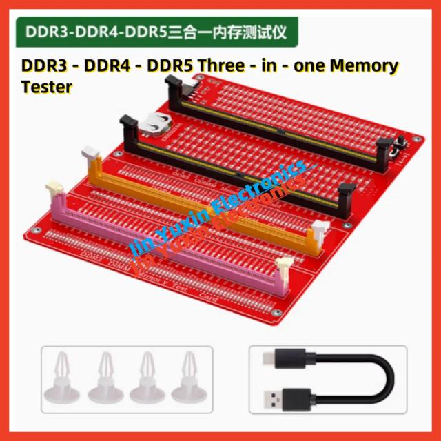 Testador de Memória 3 em 1 DDR3 DDR4 DDR5