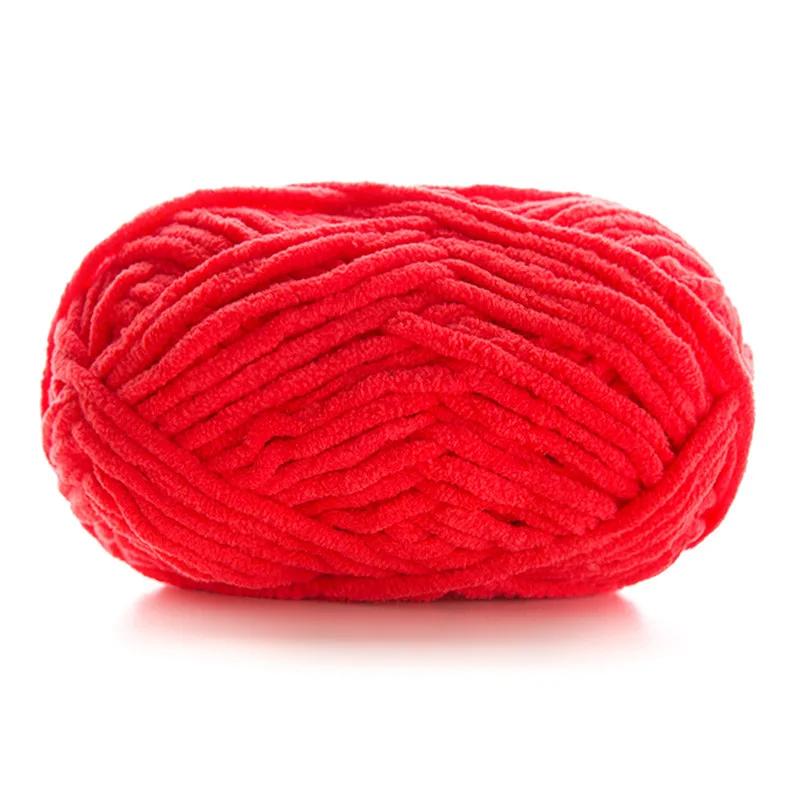 Fio de algodão multicolorido para tricô manual, fio de crochê, lã de boneca DIY, chapéus e cachecóis, 1pc - Image 1