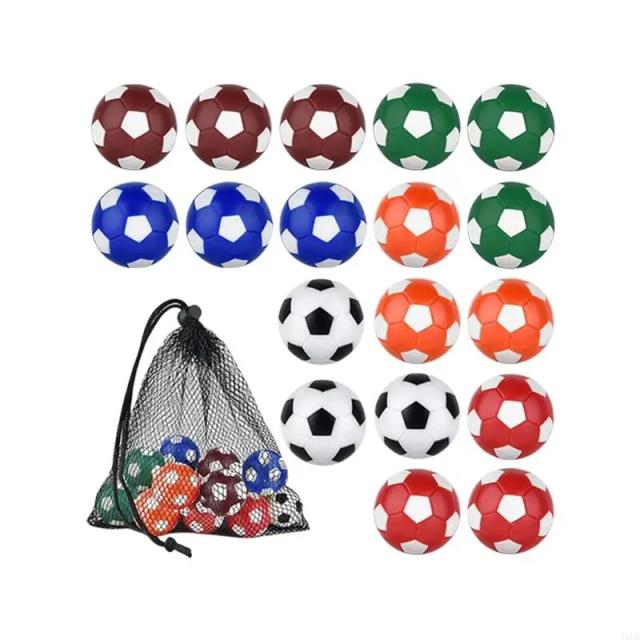 18pcs Bolas de Futebol de Mesa 32mm HIPS