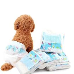 Super absorção calças fisiológicas fraldas para cães pequenos fêmea cão coelho descartável leakproof fraldas filhote de cachorro 10 pçs/set - Image 4