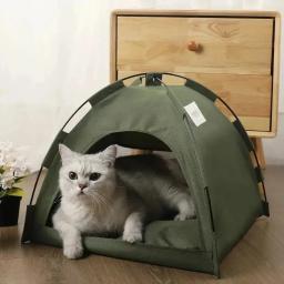 Quente Almofada Cat Tent com Almofadas, Gatinho Tendas, Pet Beds, cama removível, Casa Suprimentos, produtos e acessórios, Inverno - Image 1