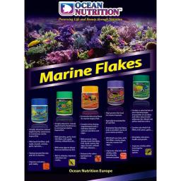 Flocos marinhos para alimentação de peixes, Nutrição oceânica, Recife marinho, Alimentação para peixes tropicais marinhos, Peixe-palhaço, Peixe-anjo, Butterflyfish Tang, 71g - Image 3