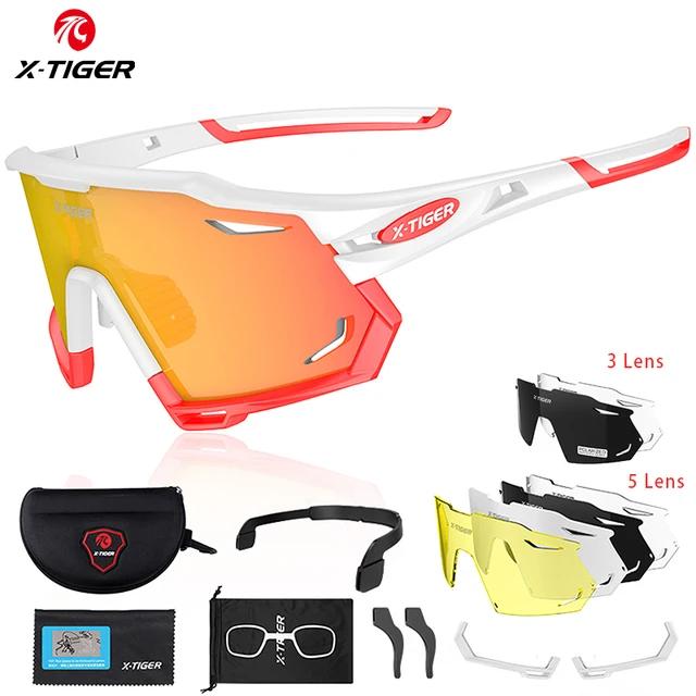 X-TIGER ciclismo óculos de sol uv400 proteger ciclismo esportes polarizados óculos de sol mtb corrida bicicleta óculos - Image 1