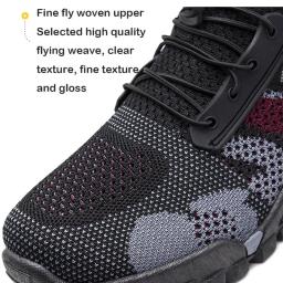 Oulylan-Sapatos de trekking antiderrapantes para homens, sapatos de escalada de montanha, caça, esporte confortável, trilha, macio, caminhadas - Image 5