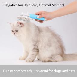 Escova do animal de estimação da cabeça dupla para cães gatos que limpam o cabelo do cão - Image 4