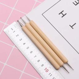 3 pçs padrão de gravação argila escultura modelagem fazendo cerâmica ferramentas bola styluses ferramenta para kit de ferramentas de argila de polímero - Image 2
