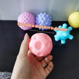 Bebê brinquedos mãos tocar bola sensorial brinquedo infantil chocalho massagem kawaii macio bola tátil desenvolvimento para bebês - Image 6