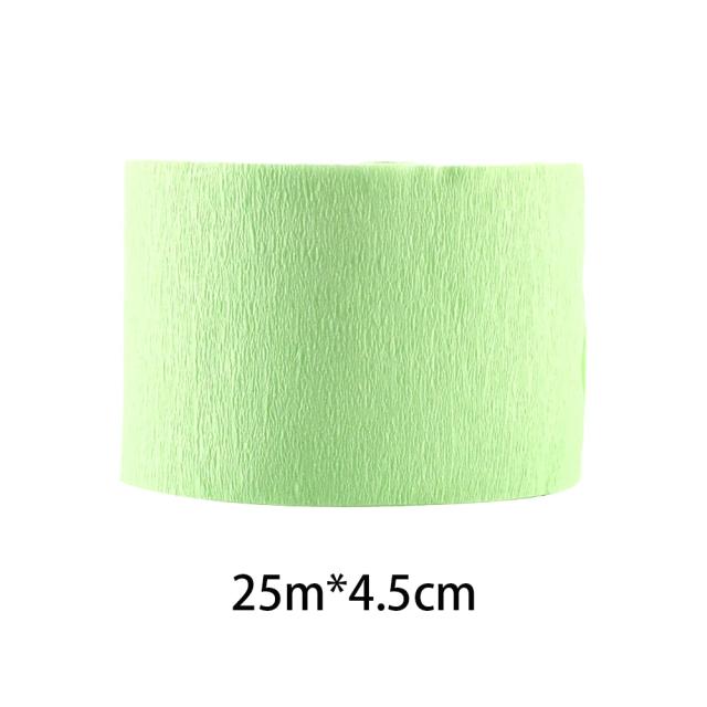 Conjunto de 6 Rolos de Papel Crepe Colorido para Decoração de Festas, DIY Origami e Cortinas de Fundo para Casamentos e Baby Showers