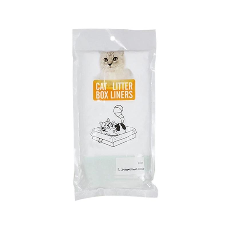 Forro de caixa de areia fácil de limpar Limpeza rápida para caixas de areia para gatos ExtraThicken - Image 1