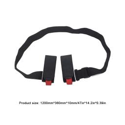 1/2 pçs alça de esqui ajustável pólo de esqui ombro mão transportadora chicote alça alças porter gancho-loop protegendo para prancha de esqui - Image 6