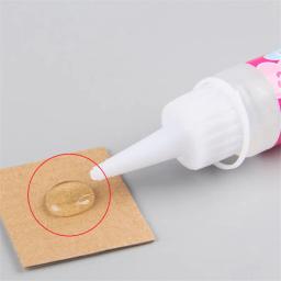 Cola líquida de silicone transparente para crianças, adesivo, colagem, papel, artesanato, segurança, ferramenta Home, escritório, escola, papelaria, 30ml - Image 3
