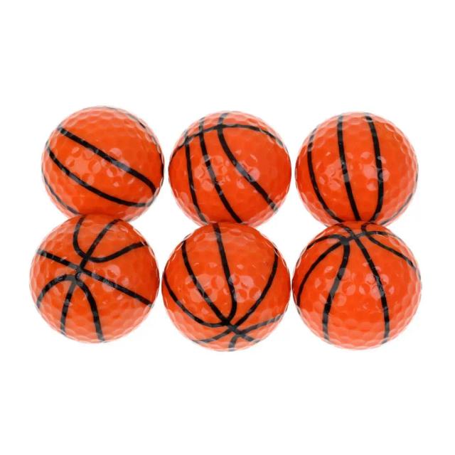 Novas Bolas de Golfe Padrão: Conjunto Prático para Basquete, Futebol e Beisebol com 6 Peças