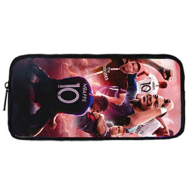 Bolsa Escolar de Futebol K-Kylians para Meninos e Meninas com Lancheiras e Sacos de Lápis M-Mbappes: O Presente Perfeito!