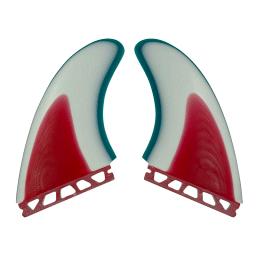 UPSURF FUTURE Fins MR Twin Fins Conjunto de barbatanas de prancha de surf de fibra de vidro com abas únicas Quilhas duplas de surf para funboard, prancha de peixe MR Twin Quilhas - Image 2