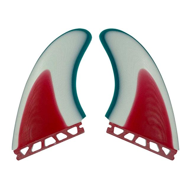 Conjunto de Barbatanas UPSURF FUTURE Fins MR Twin em Fibra de Vidro para Funboard e Prancha de Peixe