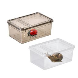 Terrário portátil do réptil para caracóis, caixa alimentação do réptil, hamster, escorpião - Image 3