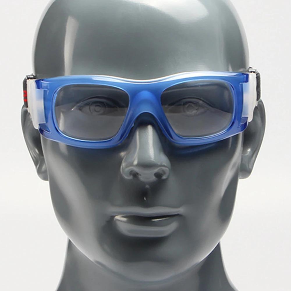 Transparente azul anti-impacto à prova de choque esporte basquete futebol óculos óculos de proteção respirável - Image 1