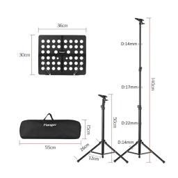 Flanger Foldable Metal Music Stand, folha dobrável, suporte de tripé retrátil para guitarra, violinos, leve, FL-05R - Image 4