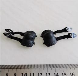 Militar tático joelheiras para Airsoft Paintball e caça, proteção de cotovelo, 1/6 soldado, exército, 12 "figura do corpo, em estoque - Image 6