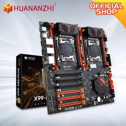 Huananzhi x99 f8d plus lga 2011-3 xeon x99 placa-mãe com intel xeon e5 2680 v4 * 2 kit combo conjunto suporte ddr4 recc não-ecc ru - Image 4
