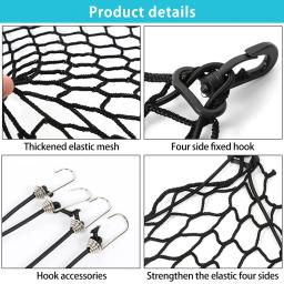 Dog Protection Net with Hooks, Pet Separation Fence, Safety Barrier, Coisas para Dog Supplies, Fit for Any Vehicle, Car Boot, 120cm - Image 5