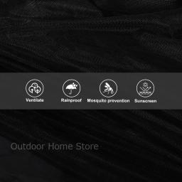 Mosquiteiro de Substituição Universal, Canopy Outdoor Gazebo Tent, Paredes de tela com zíper, 4 painéis, apenas mosquiteiro - Image 4