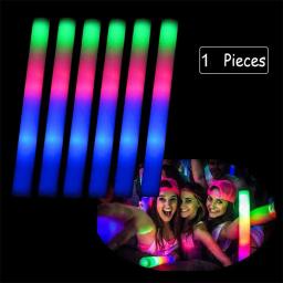 Espuma Glow Sticks Led Multi-color Eletrônico Light Up Sticks Fontes do partido para a festa Casamento Aniversário Concerto Natal - Image 2