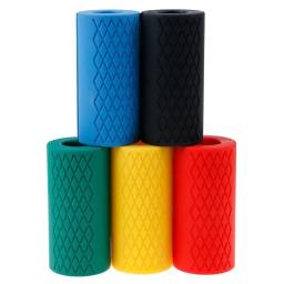 Anti-Slip Silicone Dumbbell Grips, Alças Anti-Slip, Proteger Pad, Puxe para cima, Suporte de halterofilismo, Ginásio Musculação, Treino, Gel De Sílica - Image 3