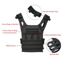 Colete de caça tático impermeável, armadura ao ar livre, leve JPC Molle Plate Carrier, CS Game Jungle Gear - Image 3